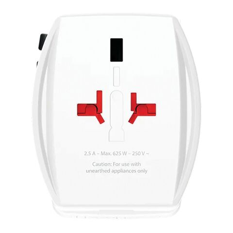 SKROSS Adaptateur de voyage universel MUV 65W PD avec USB blanc | sans marquage | non disponible | non disponible