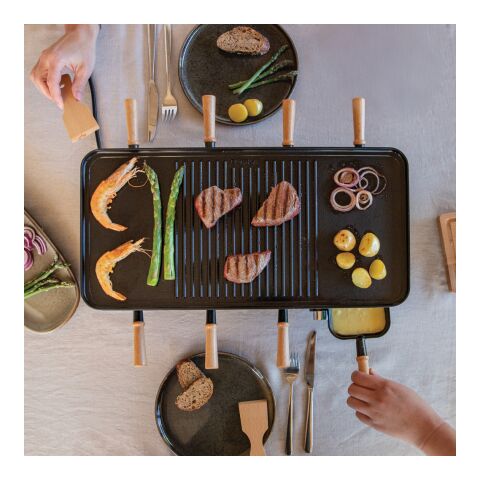 BOSKA Appareil à raclette pour 8 personnes (type F UE) noir