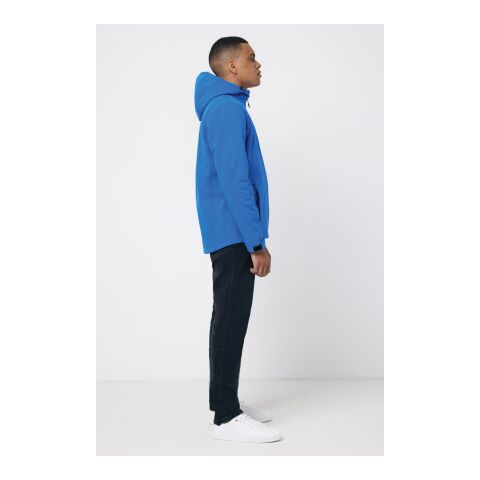 Veste homme soft shell en polyester recyclé Iqoniq Makalu bleu royal | XL | sans marquage | non disponible | non disponible | non disponible