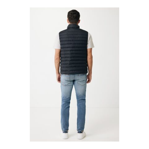 Bodywarmer homme en polyester recyclé Iqoniq Meru noir | 5XL | sans marquage | non disponible | non disponible | non disponible