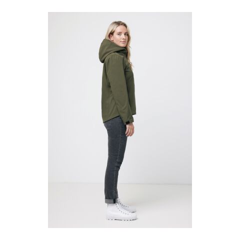 Veste femme soft shell en polyester recyclé Iqoniq Makalu vert | S | sans marquage | non disponible | non disponible | non disponible