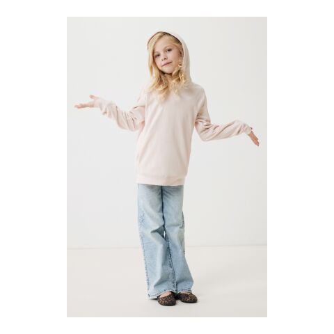Sweat à capuche avec poches latérales Iqoniq Yengo Kids rose nuage | 5-6 | sans marquage | non disponible | non disponible | non disponible