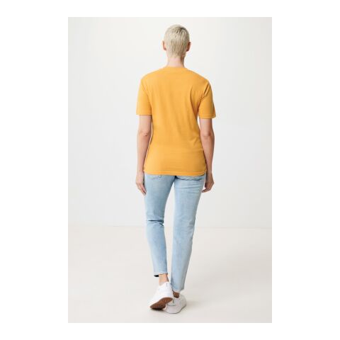 T-shirt en coton recyclé Iqoniq Bryce jaune ocre | XXL | sans marquage | non disponible | non disponible | non disponible