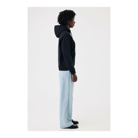 Sweat à capuche en coton recyclé IQONIQ Joshua noir | XL