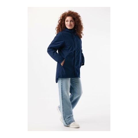 Parka en polyester recyclé IQONIQ Thelon bleu marine | M | sans marquage | non disponible | non disponible | non disponible