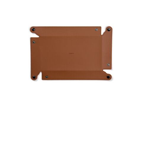 VINGA Plateau en PU et PET recyclé RCS Timo marron | sans marquage | non disponible | non disponible