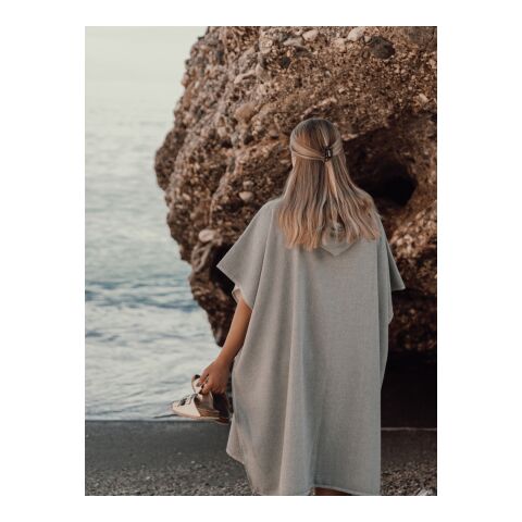 VINGA Poncho de plage ou hammam en éponge Tolo gris-blanc cassé | sans marquage | non disponible | non disponible | non disponible