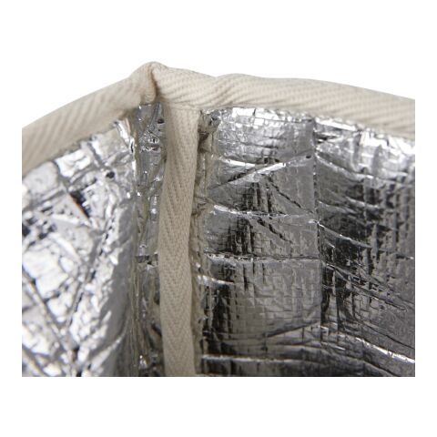VINGA Panier isotherme en toile recyclée AWARE™ Volonne blanc cassé-noir | sans marquage | non disponible | non disponible | non disponible