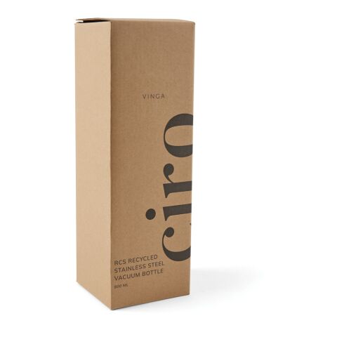 VINGA Bouteille isotherme 800 ml en acier RCS Ciro rouge | sans marquage | non disponible | non disponible