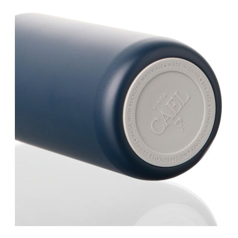 VINGA Bouteille Isotherme 600ml Cael en acier RCS bleu marine