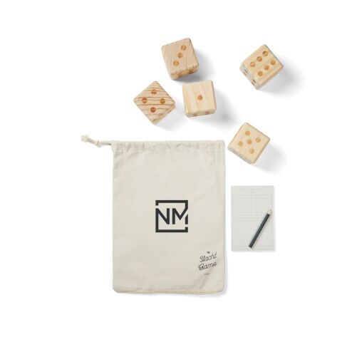 VINGA Jeu de yacht/dés marron | sans marquage | non disponible | non disponible