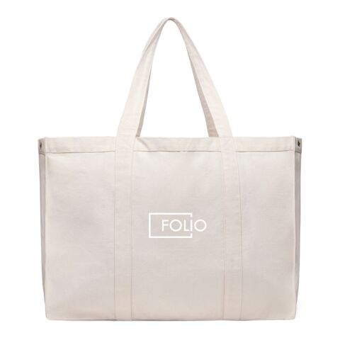 VINGA Grand tote bag en toile recyclée AWARE™ Hilo blanc cassé | sans marquage | non disponible | non disponible | non disponible