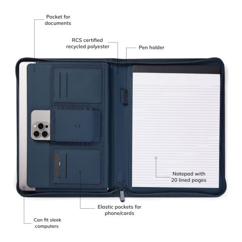 VINGA Porte-documents A4 RCS Baltimore bleu marine | sans marquage | non disponible | non disponible