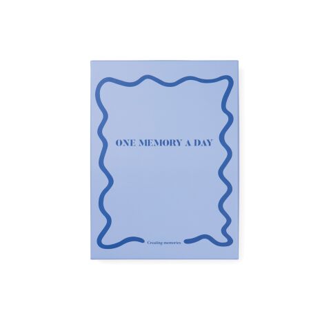 VINGA One memory a day Journal intime en papier recyclé GRS bleu | sans marquage | non disponible | non disponible