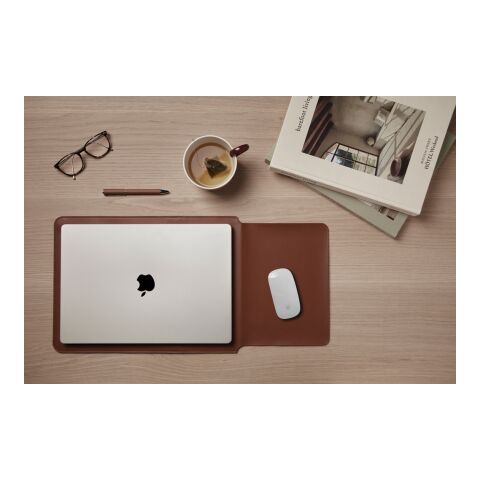 VINGA Housse ordinateur 14" en polyester recyclé RCS Timo marron | sans marquage | non disponible | non disponible