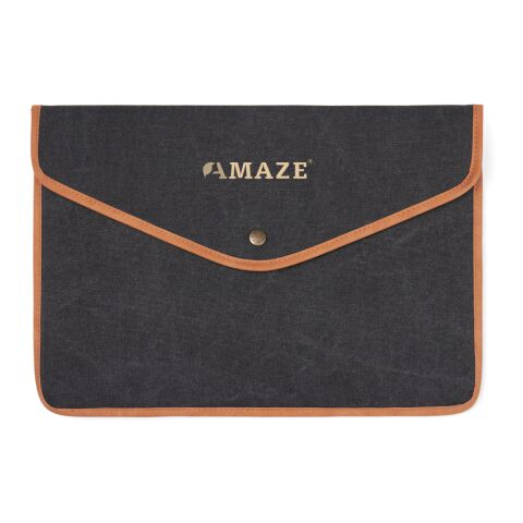 VINGA Bosler Housse ordinateur 16&quot; en toile recyclée GRS noir | sans marquage | non disponible | non disponible