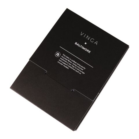 VINGA Baltimore Etui passeport anti-RFID en PU recyclé RCS bleu marine | sans marquage | non disponible | non disponible