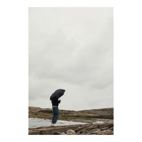 VINGA Parapluie de 21 pouces Baltimore en rPET AWARE™ noir | sans marquage | non disponible | non disponible