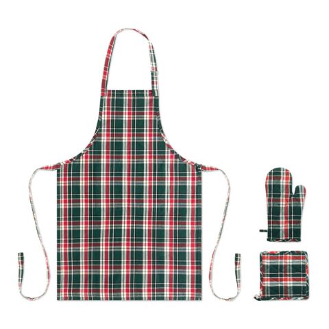Set de cuisine en coton multicolore