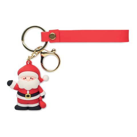 Porte-clés charm Père Noël rouge