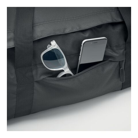 Grand sac de sport en RPET 300D noir | sans marquage | non disponible | non disponible | non disponible