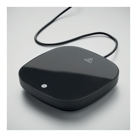 Chauffe-tasse en ABS noir | sans marquage | non disponible | non disponible