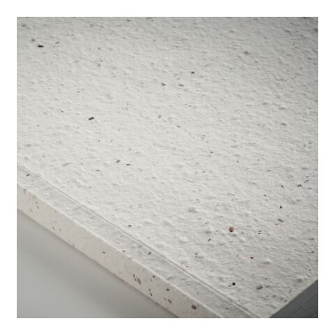 Carnet A5 couv. papier semence blanc | sans marquage | non disponible | non disponible