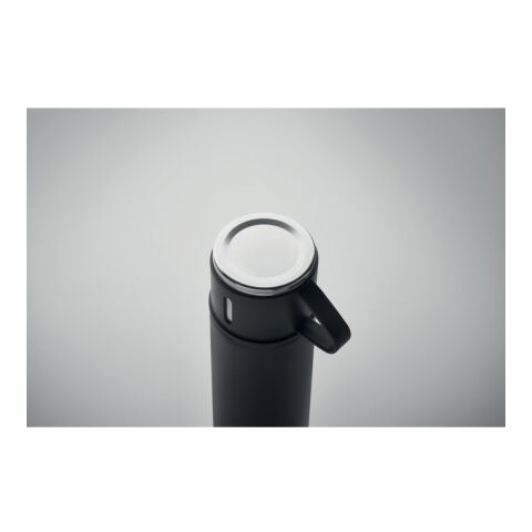 Bouteille double paroi 420 ml noir | sans marquage | non disponible | non disponible | non disponible