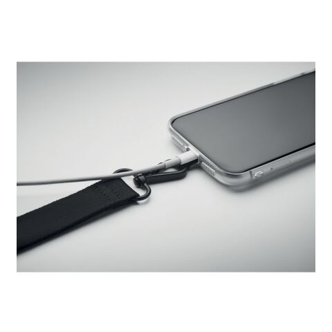 Sangle en polyester téléphone noir | sans marquage | non disponible | non disponible | non disponible
