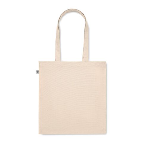 Sac shopping en coton bio couleur naturelle beige | sans marquage | non disponible | non disponible | non disponible