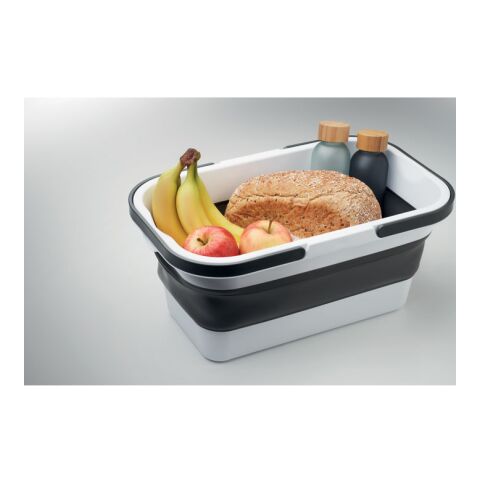 Panier de pique-nique pliable blanc | sans marquage | non disponible | non disponible