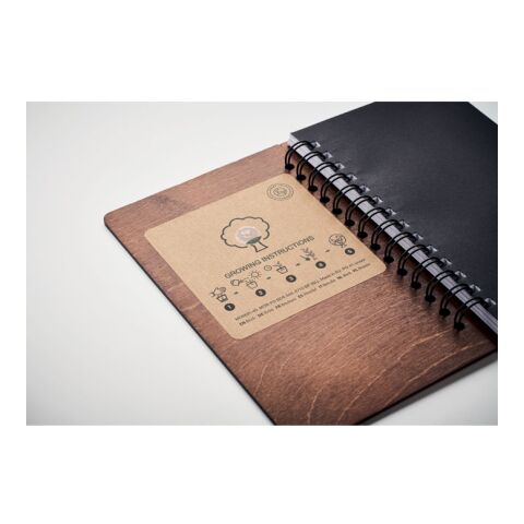 Carnet A5 GROWBOOK™ marron | sans marquage | non disponible | non disponible