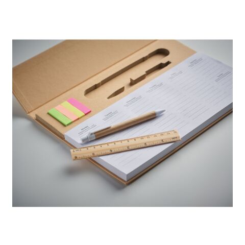 Agenda hebdomadaire de bureau beige | sans marquage | non disponible | non disponible | non disponible