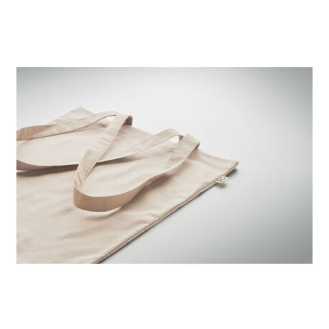 Sac shopping en coton recyclé beige | sans marquage | non disponible | non disponible | non disponible