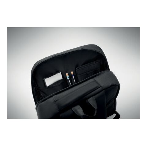 Sac à dos RPET pour ordinateur noir | sans marquage | non disponible | non disponible | non disponible