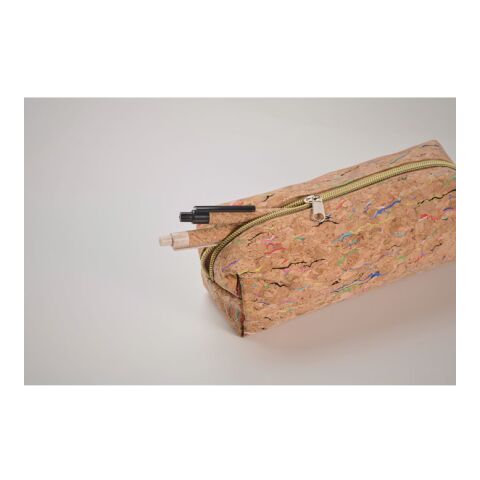 Trousse à crayons en liège beige | sans marquage | non disponible | non disponible | non disponible