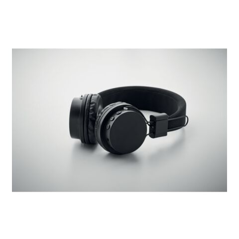 Casque pliable sans fil en ABS noir | sans marquage | non disponible | non disponible | non disponible