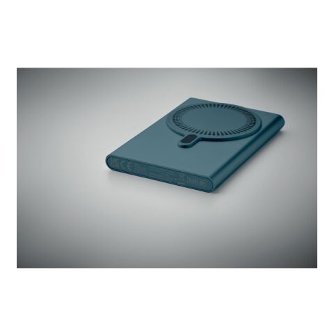 Chargeur sans fil powerbank bleu | sans marquage | non disponible | non disponible | non disponible