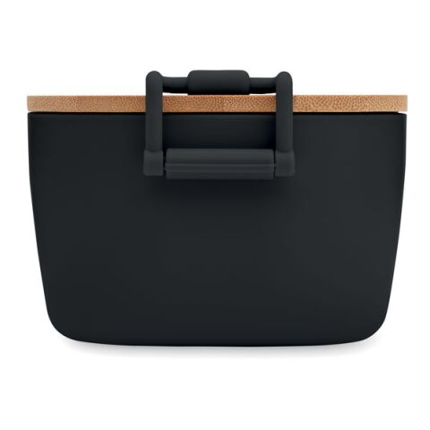 Boîte à lunch en PP 700 ml noir | sans marquage | non disponible | non disponible | non disponible