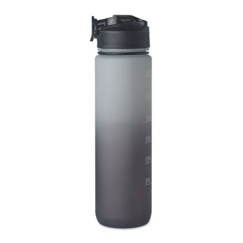 Bouteille de sport RPET 1L noir | sans marquage | non disponible | non disponible | non disponible