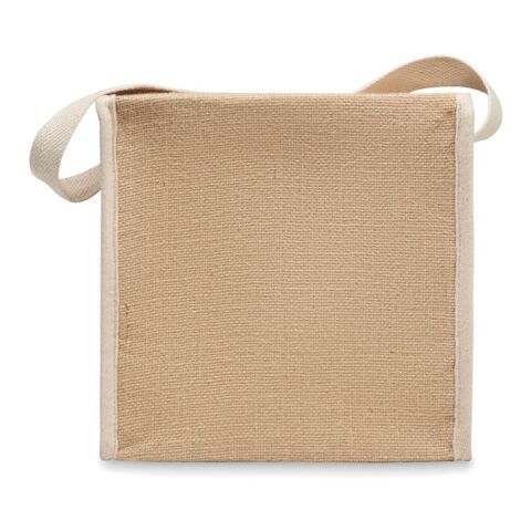 Sac isotherme toile et jute 3L beige | sans marquage | non disponible | non disponible | non disponible