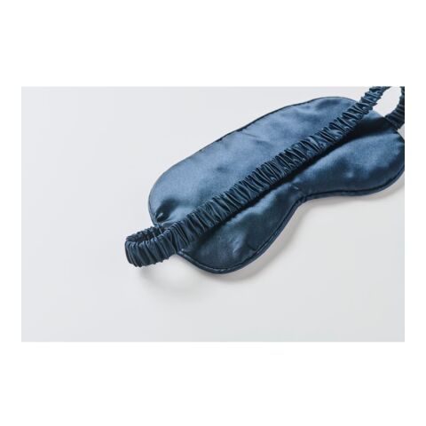 Masque oculaire en polyester bleu | sans marquage | non disponible | non disponible | non disponible