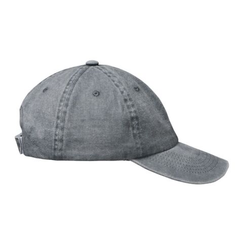Casquette baseball à 6 pans gris | sans marquage | non disponible | non disponible | non disponible