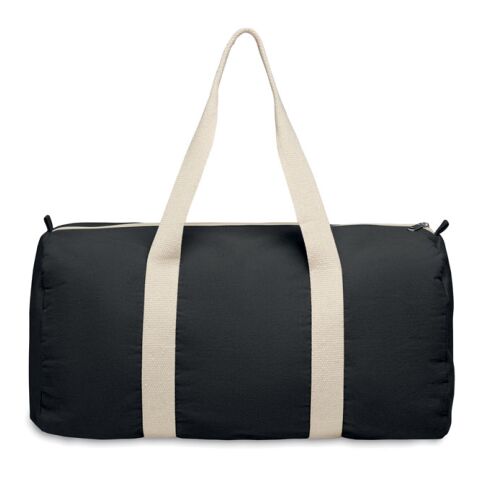 Sac de sport coton recyclé noir | sans marquage | non disponible | non disponible | non disponible