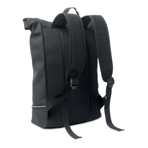 Sac à dos en PU pour ordinateur noir | sans marquage | non disponible | non disponible