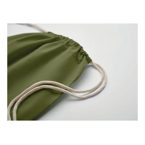 Sac à cordon Fairtrade 180gr Vert foncé