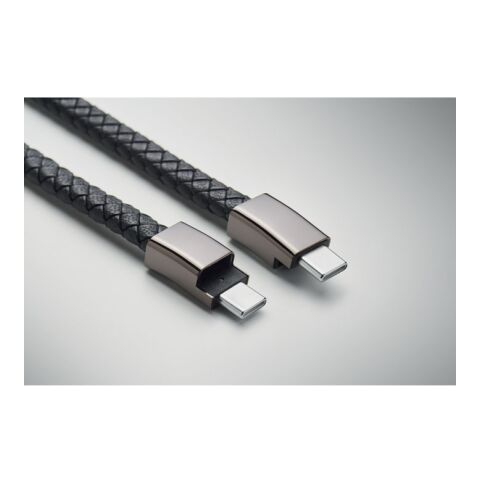 Câble bracelet tressé type C noir | sans marquage | non disponible | non disponible