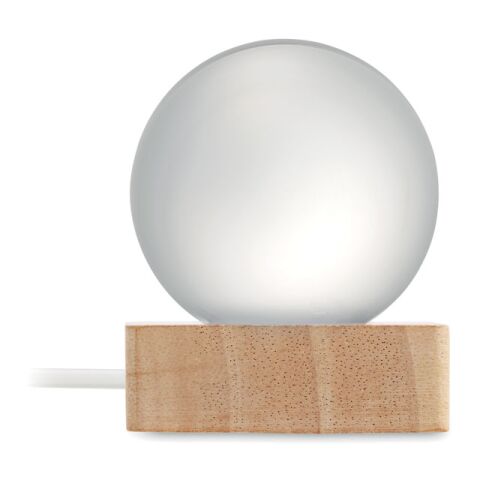 Sphère en verre LED bois | sans marquage | non disponible | non disponible