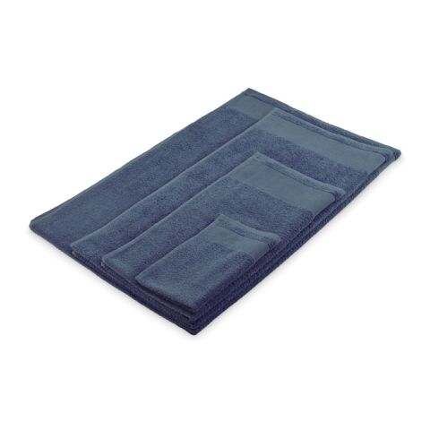 Serviette de bain en coton bleu