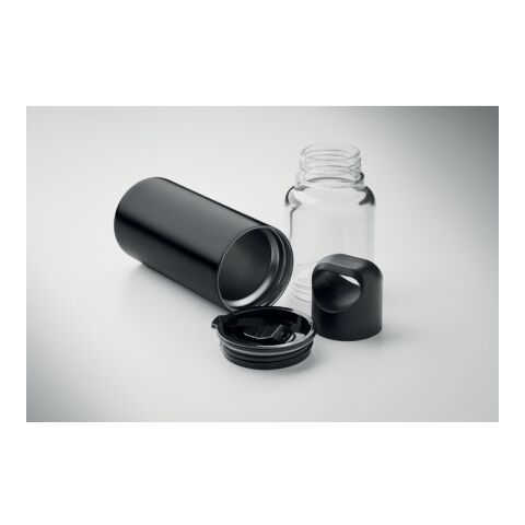 Bouteille 2 en 1 610ml noir | sans marquage | non disponible | non disponible | non disponible